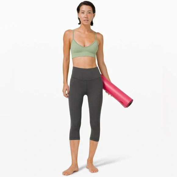 134. Lululemon Align High Rise Crop 17" in Graphite Grey - Picture 3 of 11